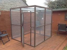 Large birds, such as cockatoos and macaws, will be happiest in 60 in (150 cm) square cages. Download Building An Outdoor Aviary Images In 2021 Bird Aviary Bird Aviary For Sale Aviary For Sale