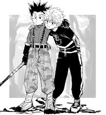 Killua black and white pfp. Gon And Killua Black And White Novocom Top