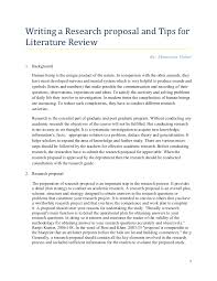 It may vary based on the. Research Proposal Tips For Writing Literature Review