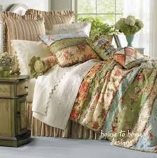 Garden Dream Full Queen Quilt Country Cottage Rag Patch Floral Comforter 8246277835 Ebay French Country Bedding Country Bedding Sets Country House Decor