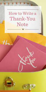 But many of us put off sending these cards because we don't know how to write them. How To Write A Thank You Note Hallmark Ideas Inspiration