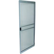 We definitely wanted it to be able to slam and hopefully squeak. 48 X 78 81 In Steel Heavy Duty Sliding Screen Door White Hd Supply