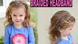How To Pull Through Braided Headband Brown Haired Bliss Youtube Toddler Hair Braid Headband Tutorial Flower Girl Hairstyles