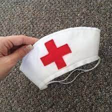 Sew Nurse Felt Hat Kids Nurse Costume Nurse Hat Felt Diy