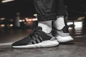 On Foot Adidas Eqt Support 93 17 Core Black Eu Kicks Sneaker Magazine Adidas Eqt Support 93 Sneakers Adidas
