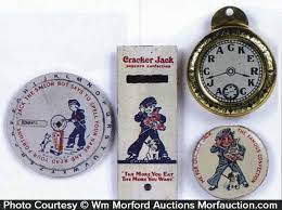 While the list of prizes appears. Vintage Cracker Jack Prizes Antique Advertising