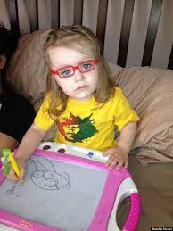 Look This Is What Happens When A 2 Year Old Gets Glasses Pretty And Cute Toddler Wearing How To Wear
