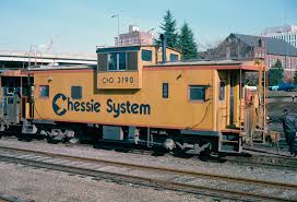 Image result for Federal Yellow 1956 Chesapeake and Ohio Railroad