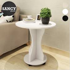 Shop with confidence on ebay! Sancy Simple Modern Wooden Furniture Small Round Coffee Table Living Room Side Table With Wheels Tt018 Shopee Malaysia