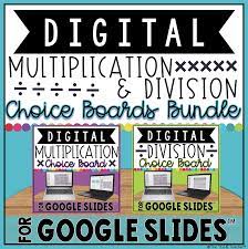 5 Reasons To Use Digital Choice Boards In The Classroom Math Manipulatives Choice Boards Math Choice Boards