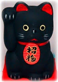 These are meant to bring good luck and wealth. From These Hands Black Cat Good Luck Black Cat Good Luck Lucky Cat Black Cat