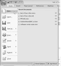 The Phrase Most Frequently Uttered By Experienced Word Fans The First Time They Start Word 2007 Is Okay Where S My File Menu Nev Word 2007 Words Open Word