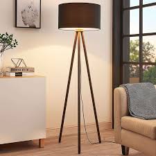 Lampenwelt Com Stehlampe Majken Holz Stehleuchte Holz