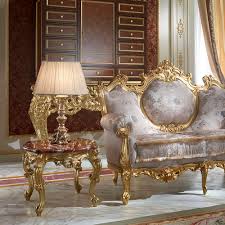 Vintage antique marble top coffee/side table with ornate legs. New Baroque Design Coffee Table 14608 Modenese Interiors Luxury Furniture Solid Wood Solid Wood Base Square