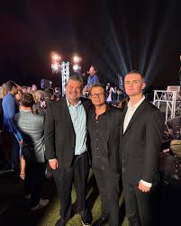 About last night ⛳️ NETWORK Founder and CEO @jg.network spent an incredible  night celebrating @lagolf and @brysondechambeau with client @bradysmigiel  and his father @smigs_79 🎉 Swipe to hear @lukebryan sing some crowd