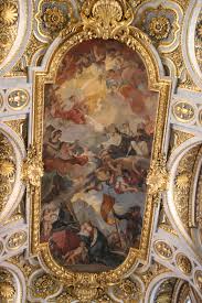 Ceiling Fresco Chiesa Di San Luigi Dei Francesi Rome Italy Arte Catolica Arte Amazing