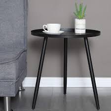 Choose one that pulls together your seating area, holds your drinks and snacks and serves as a stylish place for you to put up your feet. Tiita Round End Table Mental Side Table Nightstand Small Iron Tables Accent Coffee Table For Living Room Bedroom Office Small Space Black 18 1 20 Buy Online In Antigua And Barbuda At Antigua Desertcart Com Productid