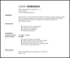 Free Medical Receptionist Entry Level Resume Example Resume Now