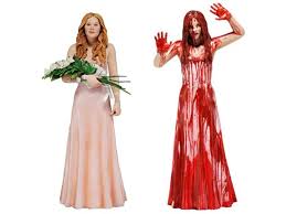 Purchased liquid blood and dripped it so it was running down all sides. Neca Carrie 2013 Carrie Wiki Fandom