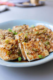 Pan Fried Tofu With Garlic Soy Sauce Onolicious Hawaiʻi Recipe In 2020 Tofu Recipes Easy Tofu Fried Tofu