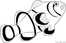 Your child may have watched the movie finding nemo. Swimming Clownfish Coloring Page Coloringall