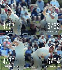 Tim southee claimed his 300th test wicket as new zealand edged closer to a win over pakistan on the fourth day of the first test. New Ball Nirvana Anderson Broad Boult Southee Take All 20 Wickets