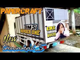 Adapun kendaraan yang memiliki ukuran dan. Miniatur Truk Oleng Kardus Membuat Truk Tawakal 5 Oleng Papercraft Truck Cardboard Youtube