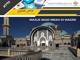 8 soalan lazim temuduga sebelum nikah!! Pejabat Mufti Wilayah Persekutuan Al Kafi 770 Majlis Akad Nikah Di Masjid