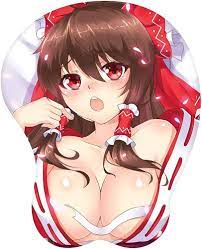 Amazon.com: Hakurei Reimu Mouse Pads Breast Bust Touhou Project 3D Wrist  Rest Anime Play Mats : Office Products