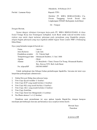 The collection that comprising chosen picture and the best among others. Contoh Surat Permohonan Kerja Nusagates