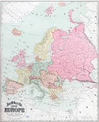 Suchen sie eine karte von europa? Wandtattoo Wohnzimmer Europa Karte 1900 Tenstickers
