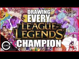 Copia el código que te indicamos a continuación y pégalo en tu web para publicar tu dibujo. 131 Campeones De League Of Legends En Una Unica Ilustracion Creativos Online