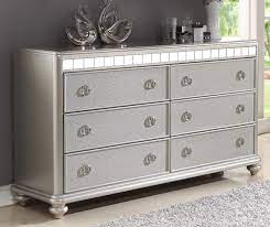 Stratford Gemma Platinum 6 Drawer Dresser Big Lots Dresser Drawers 6 Drawer Dresser Bedroom Collections Furniture