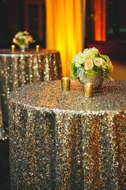 Black And Gold Tablecloth Chic Gold Black Winter Wedding Elizabeth Anne Designs The Wedding Blog Gold Tablecloth Nye Wedding Gold Party