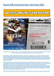 Here, you can ask someone for free psn codes and, in exchange, give something you do not want like an itunes gift card or a good amazon. Steam Wallet Gift Card Generator Hack Tool 2021 By Suraj Kashyap Issuu