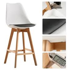 Dans ce cas vous pourrez le retourner et demander un virement tout de suite. 2 Chaise Haute De Cuisine Avec Repose Pied Pied Bois Solide Chene Tabouret De Bar Blanc Noir Achat Vente Tabouret De Bar Cdiscount