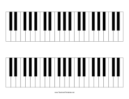 Musical Keyboard Small Teachers Printables Free To Download And Print Musical Keyboards Musical Cards Teacher Printable