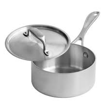 Cook like the professionals with sleek, high performing stainless steel cookware, cast aluminum cookware, and. American Kitchen Cookware 1 Qt Covered Saucepan Stainless Steel