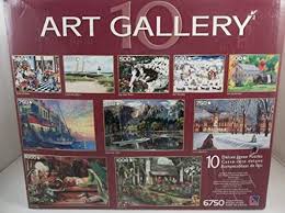 Sure lox puzzles 500 pieces. Buy Sure Lox 10 Deluxe Jigsaw Puzzles Art Gallery 6750 Pieces Features Price Reviews Online In India Justdial