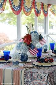 At The Table Celebrating The Red White And Liberty Blue In 2020 Liberty Blue Blue Placemats Table Setting Inspiration