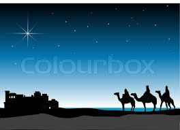 Please tell me. now the three wise men replied, we had never seen your camel? 3 Wise Men Religious Scene Full Stock Vector Colourbox