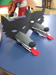 Bas Wolf Mask Fasching Basteln Kinderbasteleien Bastelideen Kinder