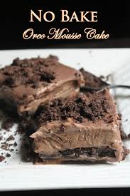 No Bake Oreo Mousse Cake Recipe Yummy Tummy Oreo Mousse Mousse Cake Recipe Oreo Recipes
