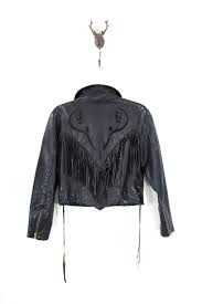 Leather Fringe Jacket Moto Vintage Southwestern Concho Rose Motorcycle Jacket Women S Biker J Motorcycle Jacket Women Womens Biker Jacket Fringe Leather Jacket