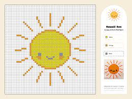 Check spelling or type a new query. Kawaii Sun Free Cross Stitch Pattern By Apparate On Deviantart