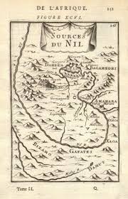 Abyssinia Source Of The Blue Nile Ethiopia Lake Tana Nil Mallet 1683 Map
