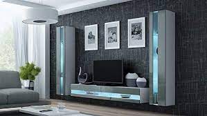 Exklusive moderne design wohnwand online kaufen. Wohnwand Vigo New3 Anbauwand Wohnzimmer Mobel Hochglanz Mit Led Beleuchtung Wohnzimmer Ideen Landhaus Wa Living Room Tv Unit Designs Stylefy Wall Unit