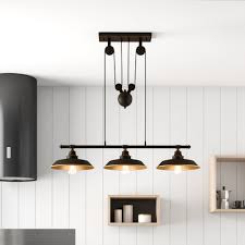 cary 3 light kitchen island pendant
