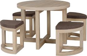 Close the lid and sit right on top to pull off your boots, tie your shoes or take a break. Cambourne Stowaway Dining Set Sonoma Oak Effect Veneer Brown Linen Fleck