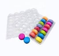 35 Count Clear Blister Plastic Macaron Packaging Tray ...